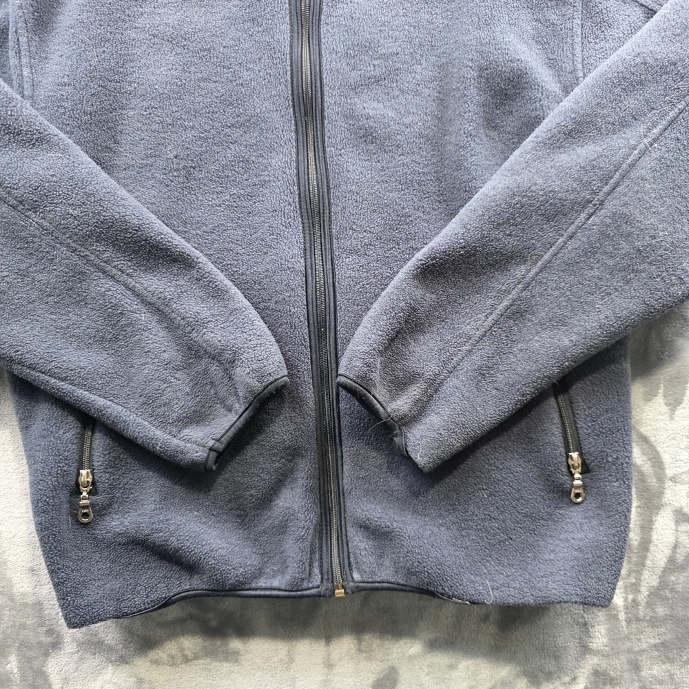 Vintage Woolrich Rugged Outdoorwear Fleece Jacket Full Zip USA Made Blue Men's M - Picture 3 of 11